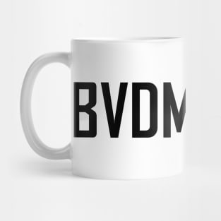 Badminton modern typography Mug